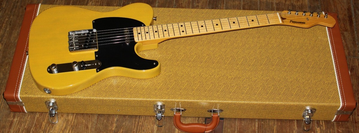 VERY Rare Mahogany Body Tele! 1990 Fernandes TE80 1952