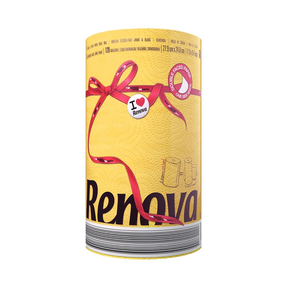 Renova Colored Paper Towels Jumbo Roll, 2 Ply, 120 Highly Absorbent Sheets eBay