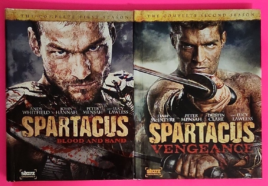 SPARTACUS Seasons 1 (BLOOD AND SAND) and 2 (VENGEANCE) VERY GOOD