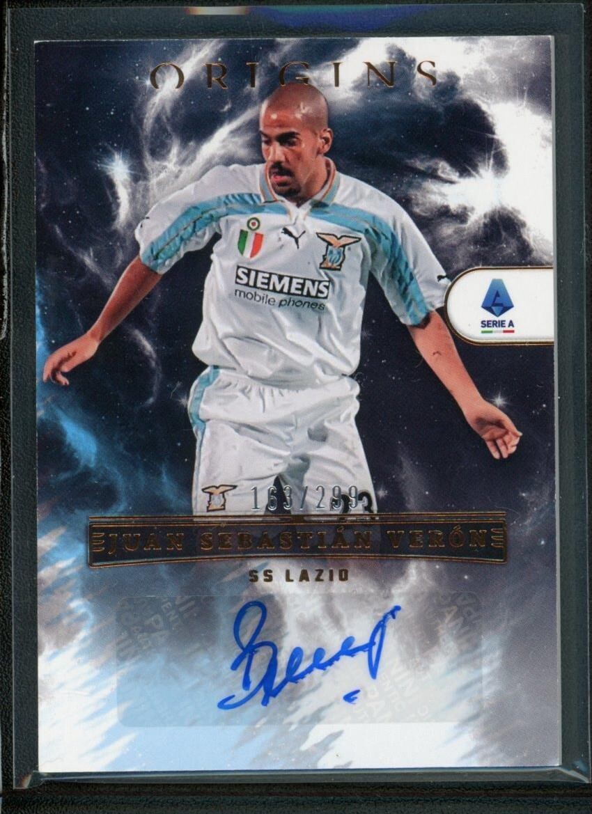 鹿12 JUAN SEBASTIAN VERON オートカード 2022-23 Panini Chronicles - Origins Autographs Serie a Juan