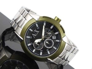 armani exchange watch green