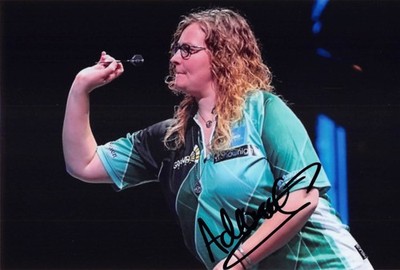 Aileen de Graaf - Darts - Foto - 10x15 cm- original signiert ! TOP ! (5)