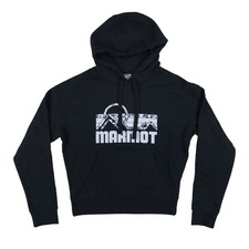 Marmot Womens Pullover Graphic Hoodie Sweatshirt Long Sleeve Logo Black S New