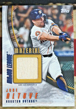 2025 TOPPS JOSE ALTUVE #MLM2-JA MAJOR LEAGUE MATERIAL /50 GOLD