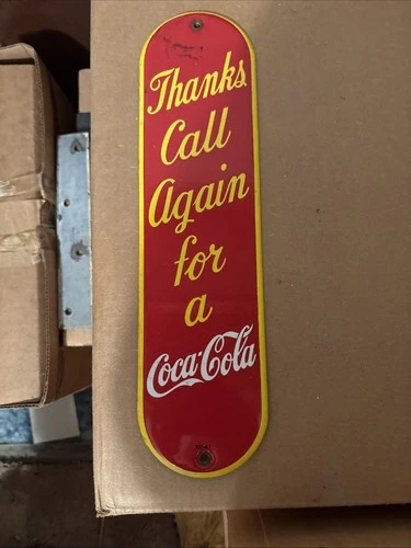 Coca-Cola Vintage Porcelain Sign