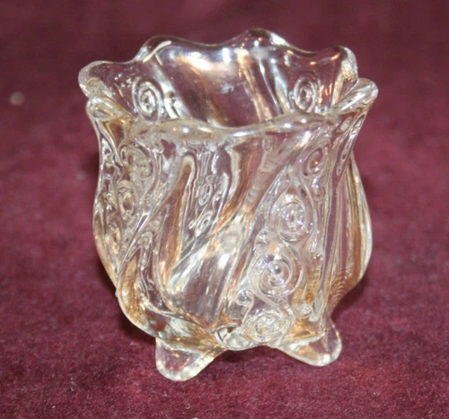 EAPG Toothpick Holder - WEDDING BELLS Pattern - Fostoria ca. 1900