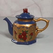 Miniature Resin Decorative Teapot Collectible Figurine