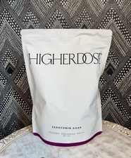 HigherDOSE Serotonin Soak Bath Salts 32 oz All Natural Magnesium Clay Seaweed