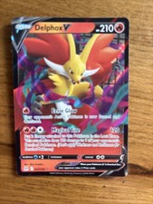 Delphox v Full Art Holo Card 173/196 Swsh11: Lost Origin