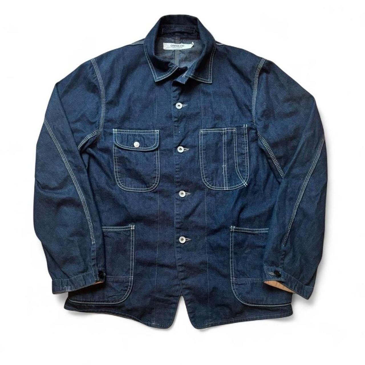 Omnigod 4 Pocket Denim Chore Coat Size 4 Japan Selvedge Denim