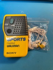 SONY Sports Walkman SRF-8 AM/FM Radio with Headphones, Tested  Working