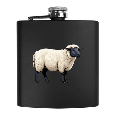 6oz (170ml) 'Suffolk Sheep' Pocket Flachmann (HP00044180)