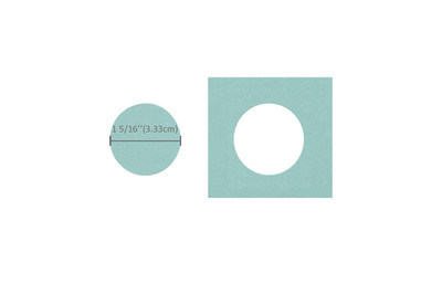 Bira Craft 1 5/16 inch Circle 3 Lever Action Craft Punch for Paper Crafting S...