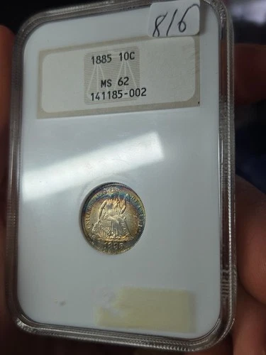 1885-P Seated Liberty Dime — photo from another recent sale