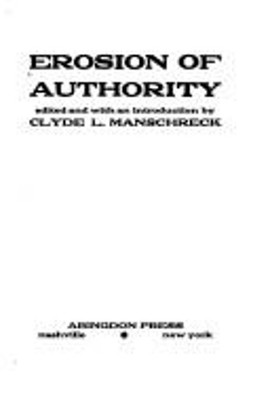 Erosion of Authority Hardcover