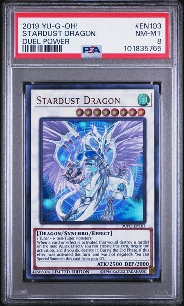 Stardust Dragon Yu-Gi-Oh! TCG Professional Sports Authenticator