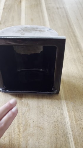 Vintage Black Recessed Ceramic Shower sink Niche Soap Dish Tray Insert - Video 1 of 1