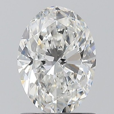 Oval Cut 0.99 Carat Cert. AGI Natural Mined Diamond Loose E color SI1 clarity