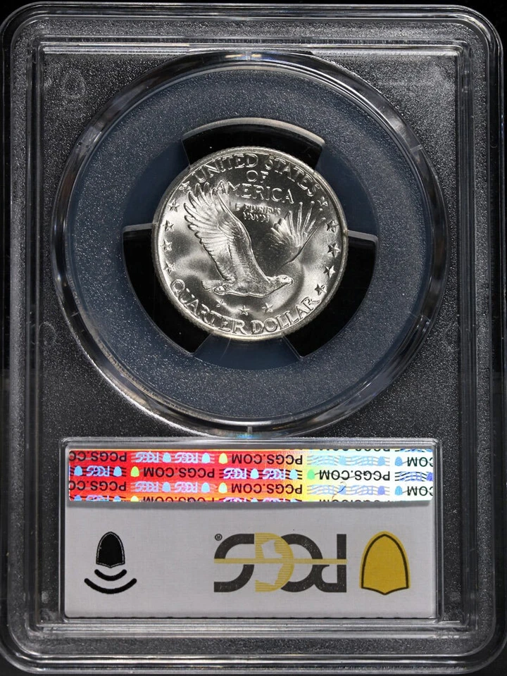 1930-S Standing Liberty Quarter CAC Sticker PCGS MS66+ Superb Eye Appeal - Image 4 of 4