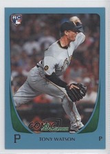 2011 Bowman Draft Blue 385/499 Tony Watson #92 1c6
