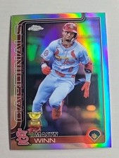 Masyn Winn  2025 Topps Chrome #244 Refractor Rookie Cup Cardinals 