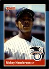 1988 Donruss All-Stars Baseball Card #4 Rickey Henderson 