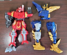 Power Rangers Lot INCOMPLETE Dino Fury Zord Link T-Rex Champion Zord, Megazord