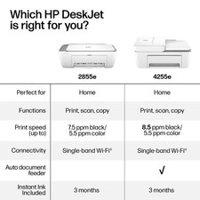 HP - DeskJet 4255e Wireless AI-Enabled All-in-One Inkjet Printer with 3 Month... 6