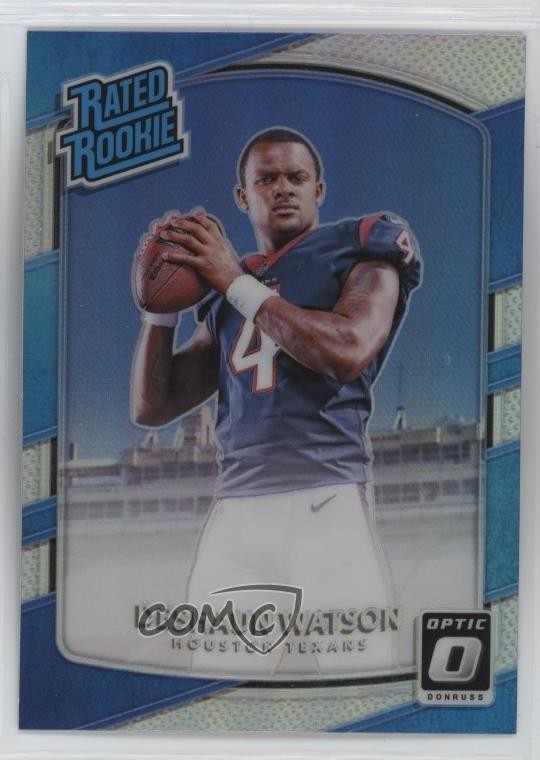 2017 Donruss Optic Rated Rookie Holo Prizm Deshaun Watson #195 Rookie RC 16dm