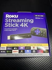 Roku Streaming Stick 4K 2160p HDR Dolby Vision Wi  Fi HDMI Voice Control