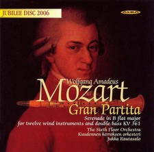 Wolfgang Amadeus Mozart Wolfgang Amadeus Mozart: Gran Partita CD Album