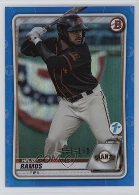 2020 Bowman 1st Edition Blue Foil /150 Heliot Ramos #BFE-148 1nq3