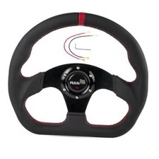 Racing Steering Wheel,12.6  /320mm Genuine Leather 6 Bolts Steering Style C