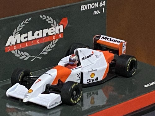 MCLAREN MP 1993 Mario Andretti MINICHAMPS F1 FORMULA 4/8 Ford Race Car 1:43 - Picture 2 of 12