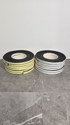 Mileqi 2068 EVA Foam Single-Sided Tape, 16' x 3/8'' 12 Rolls 