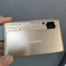Sony Cyber-shot DSC-TX9 Gold 12.2MP Digital Camera 4X Zoom HD Video CCD