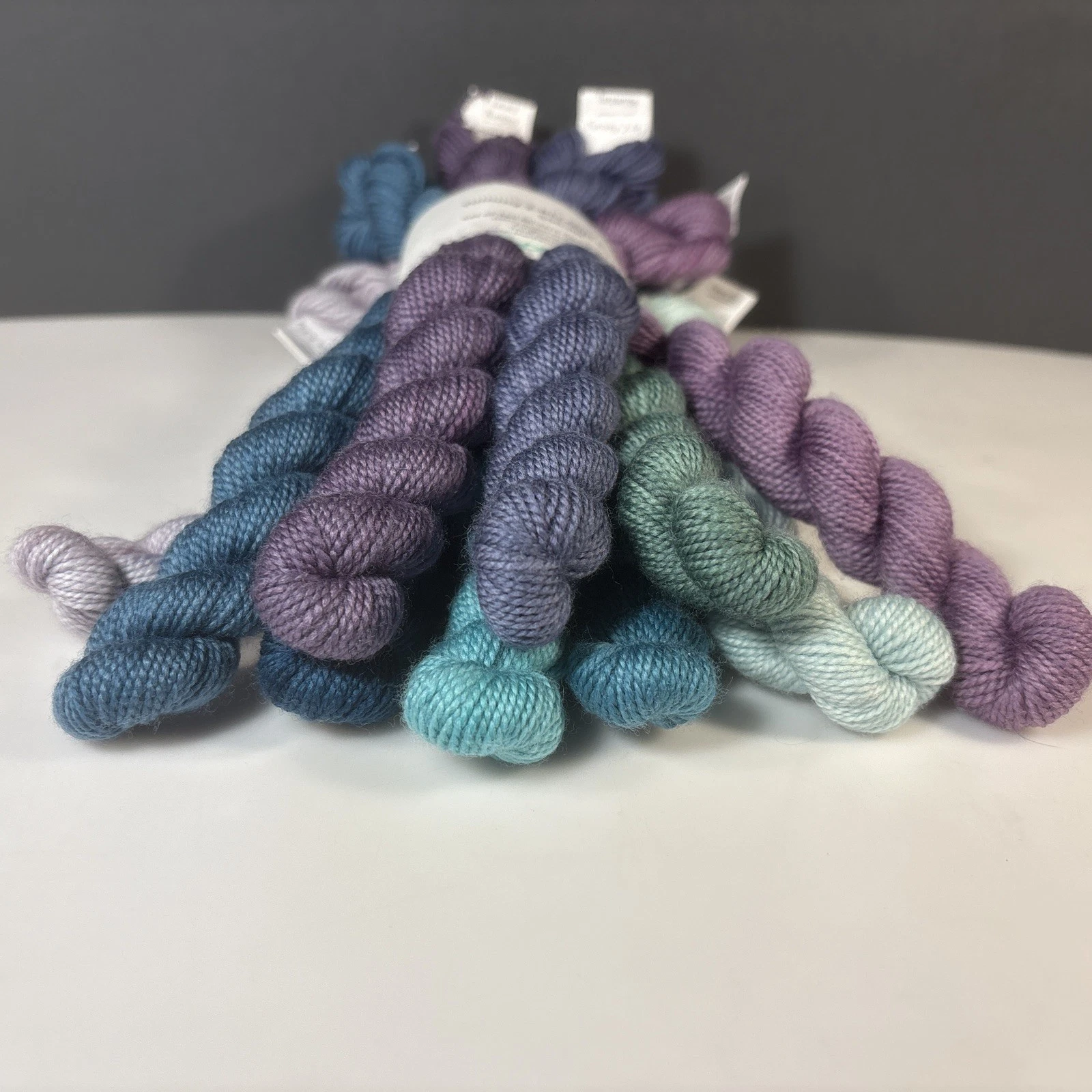 Miss Babs Yummy 2-Ply Mini Bundle SOMEDAY 100% Merino Wool Yarn Hand Dyed in USA image 2