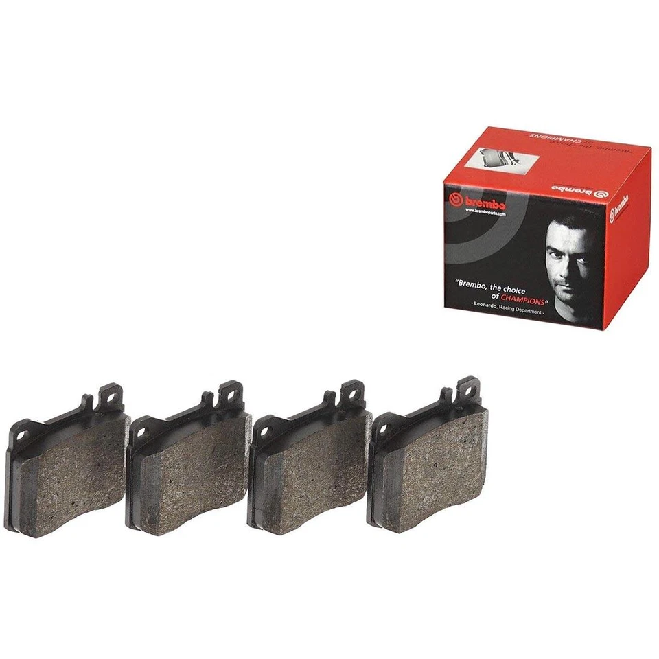 Juego de pastillas de freno delanteras bajas Brembo para Mercedes-Benz W123 W126 300SDL 300SE Foto 2 de 4