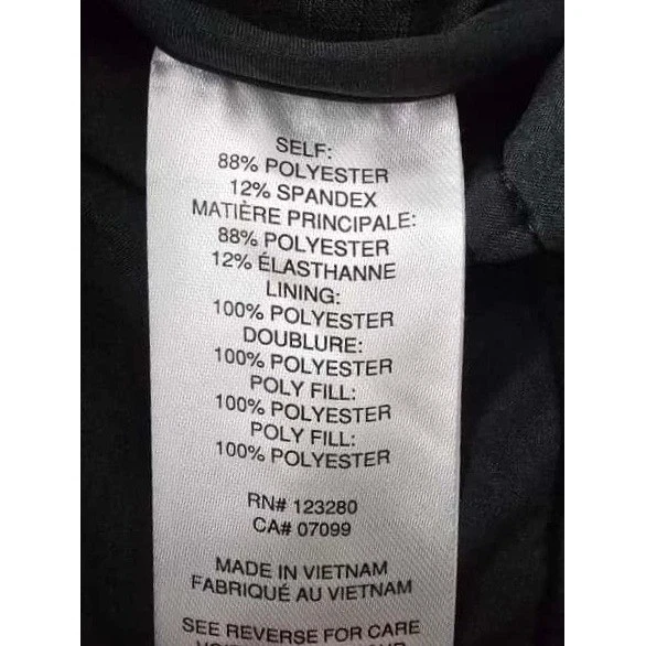 Chaleco de golf acolchado Travis Mathew hombro frío acolchado cremallera completa XL negro Foto 4 de 4