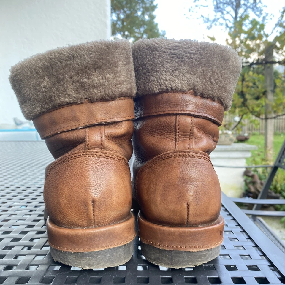 Bugatti Herren Stiefeletten Ankle Boots Gr 42 Braun Leder warmfutter - Bild 4 von 4