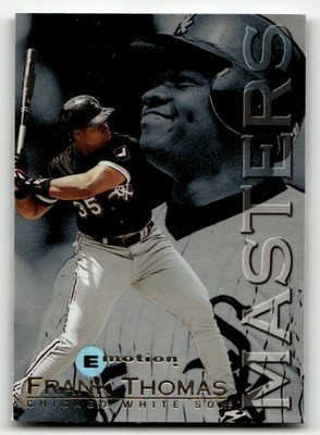 1995 SkyBox E-Motion #9 Frank Thomas Masters