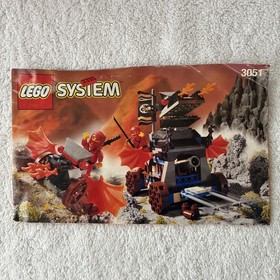 LEGO Castle: Blaze Attack (3051) Complete Set No Box Vintage 1999. Ninja