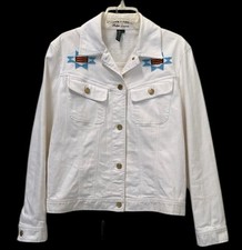 Lauren Ralph Lauren Denim White Coats, Jackets Vests for