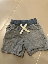 Kinder Kurze Stoff Hose - Topomini - 80 - Blau