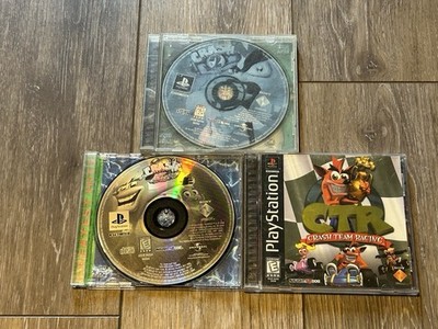 Crash Bandicoot Lot  CTR, 2, 3 Warped Playstation PS1 Read Description Tested!