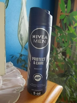 NEW! NIVEA Protect & Care 48H Antiperspirant Spray for MEN 5 oz 150 ml QUIK DRY!