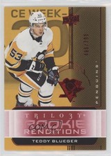 2019 Upper Deck Trilogy Rookie Renditions Red Foil /799 Teddy Blueger #RR-15 g3b