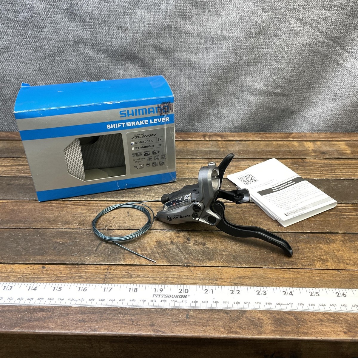 Shimano Alivio ST-M4050-L Left 3 Speed Shift Brake Lever Hydraulic