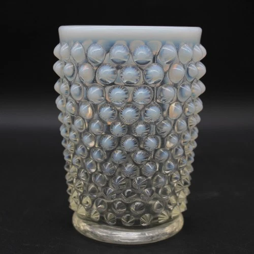 Vintage Fenton Hobnail French Opalescent Flat Tumbler Glass 9oz 4 1/8 in