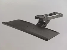 StarTech Under-Desk Keyboard Tray - Adjustable - Black - Steel, Plastic